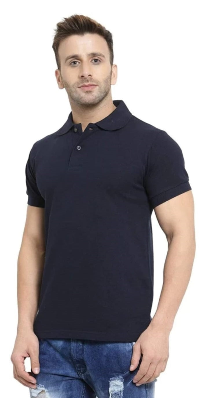 Exclusive Poloneck Half Sleeve Designer T-Shirt_For Men