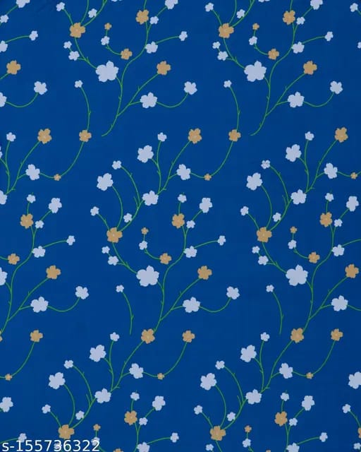 Super Soft Glace Cotton All Round Elastic Fitted Double Bed Bedsheet with 2 Pillow Covers