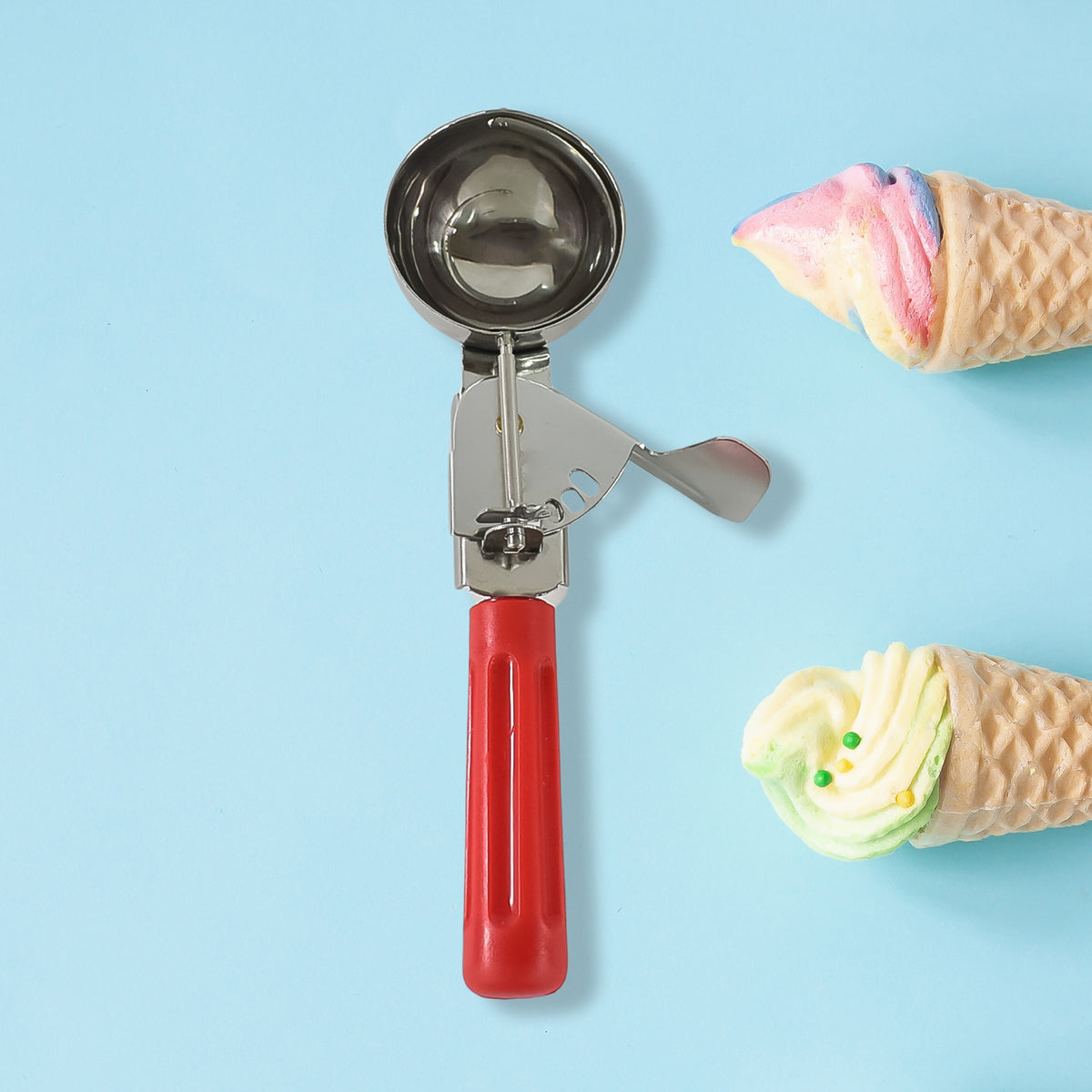 Apex Ice Cream Scoop 70 Ml Stainless Steel Head With Ergonomic Handle (1 Pc)