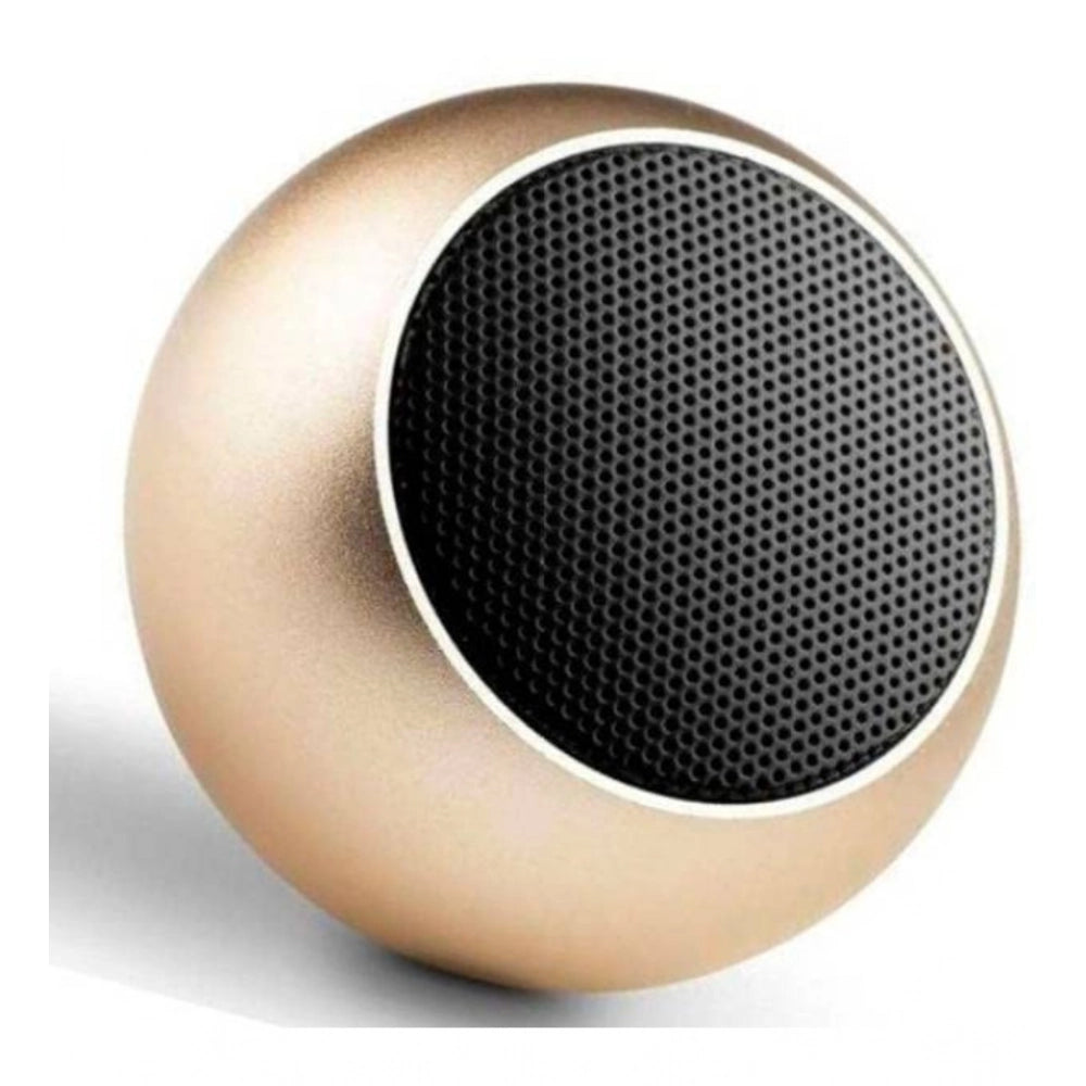 Generic Plastic Rubber Wireless M3 Bluetooth Speaker (Rose Gold)