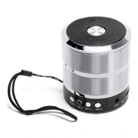 Wireless WS887 Mini Bluetooth Speaker (Silver)