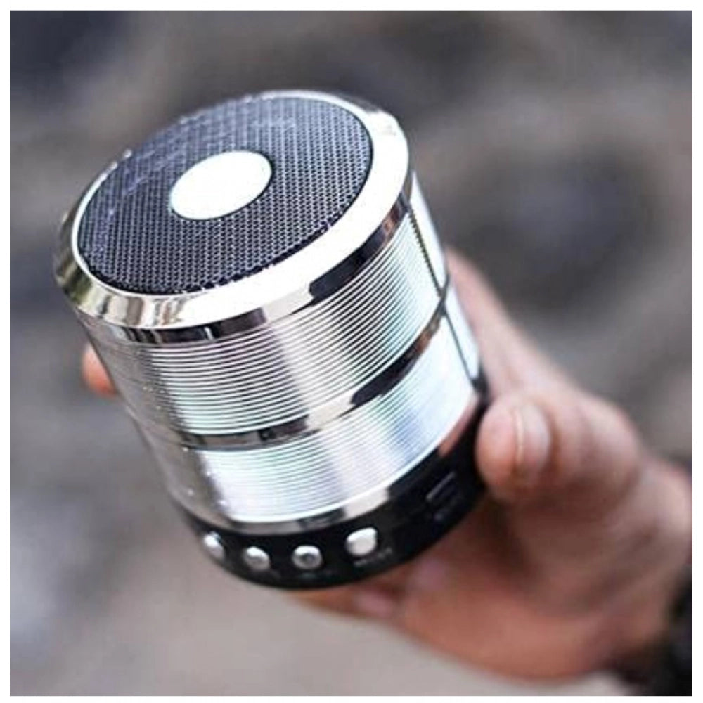 Wireless WS887 Mini Bluetooth Speaker (Silver)