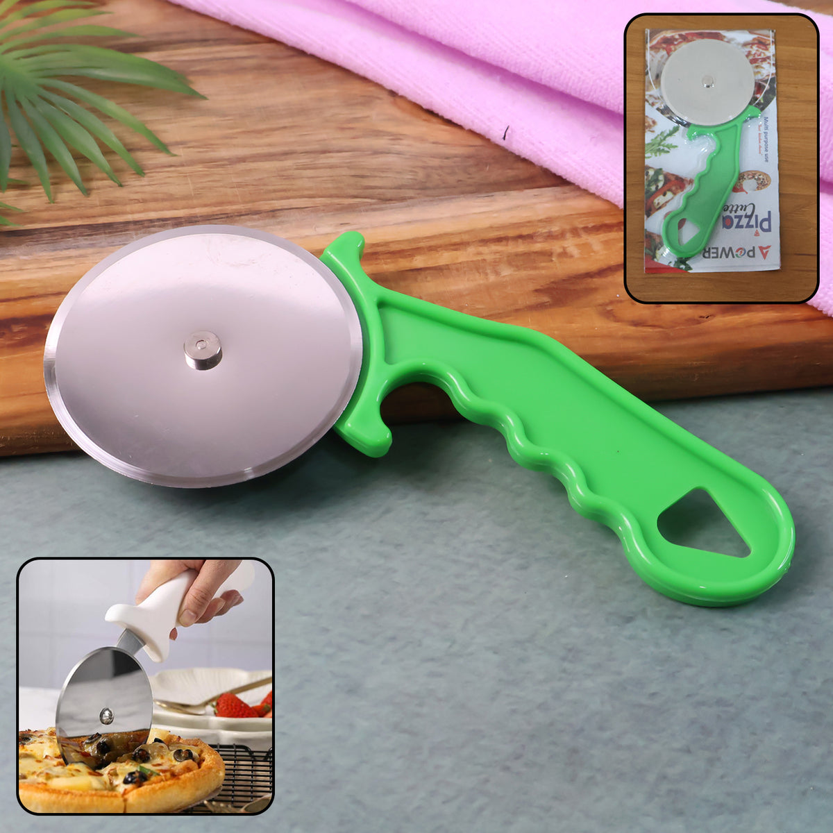 631 Stainless Steel Pizza Cutterpastry Cuttersandwiches Cutter