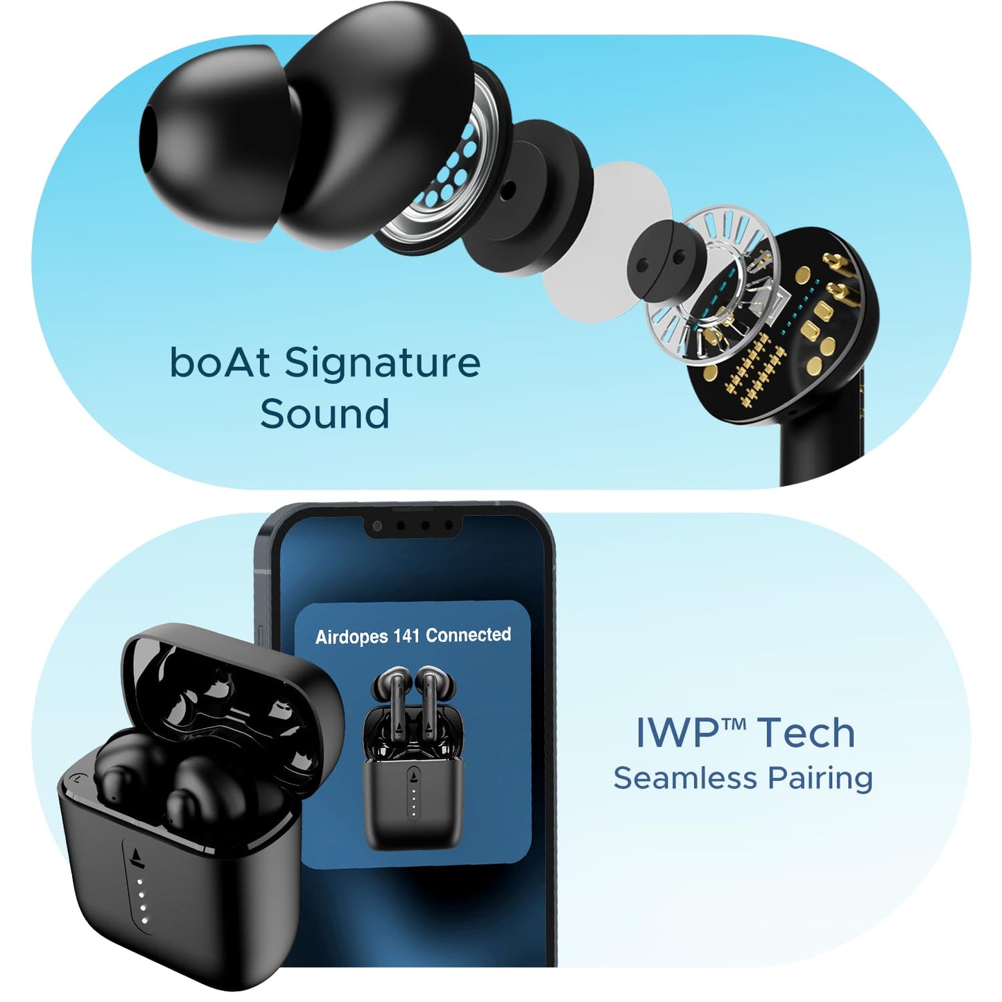 boAt Airdopes 141 Bluetooth TWS Earbuds with 42H Playtime