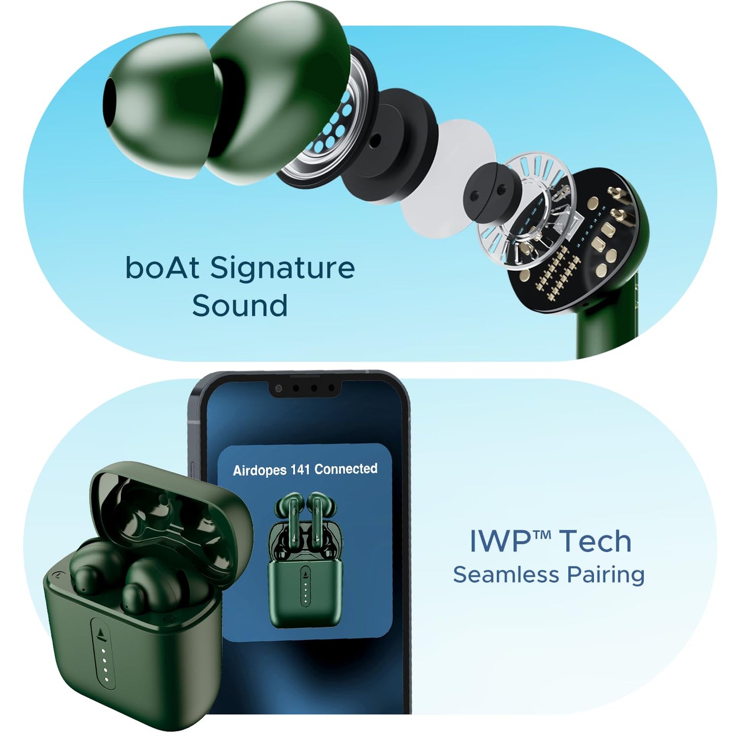 boAt Airdopes 141 Bluetooth TWS Earbuds with 42H Playtime