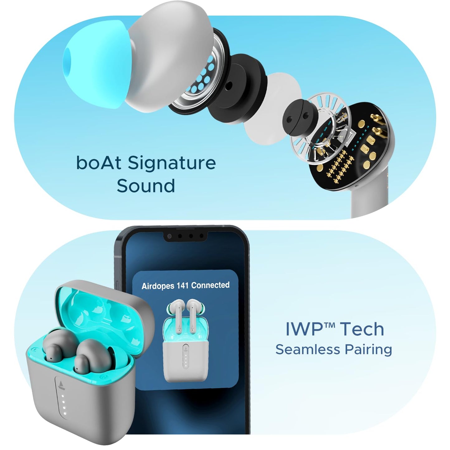 boAt Airdopes 141 Bluetooth TWS Earbuds with 42H Playtime