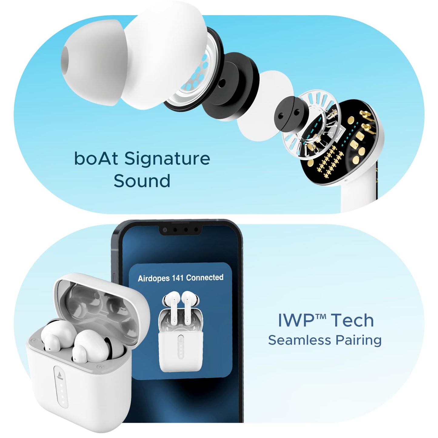 boAt Airdopes 141 Bluetooth TWS Earbuds with 42H Playtime
