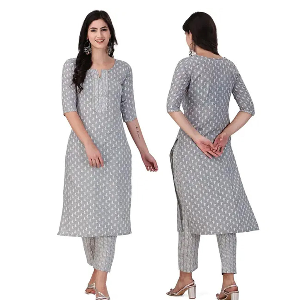 Women's Cotton Kurta Pant set