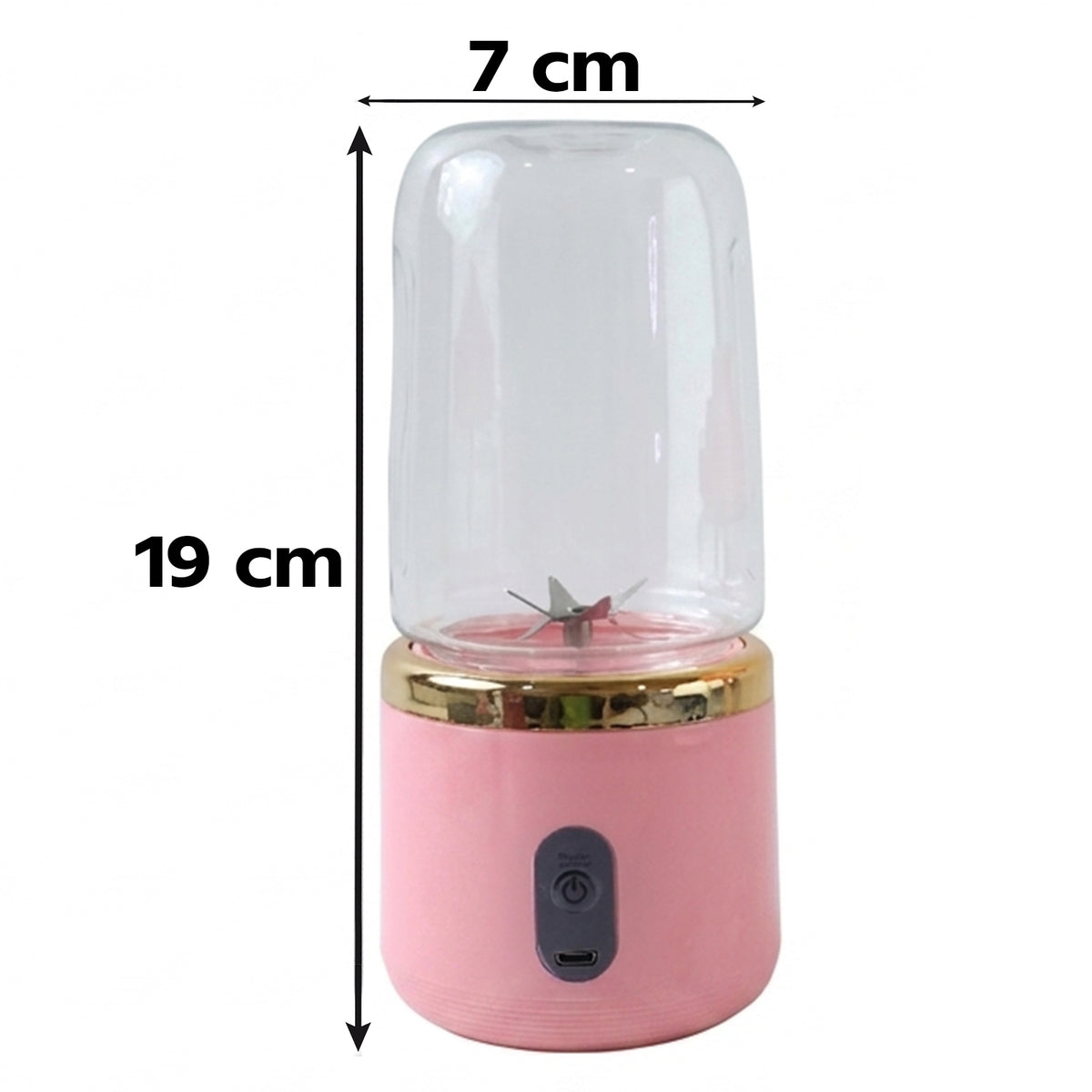 Portable Electric Juicer Cordless Usb Rechargeable For On-the-go