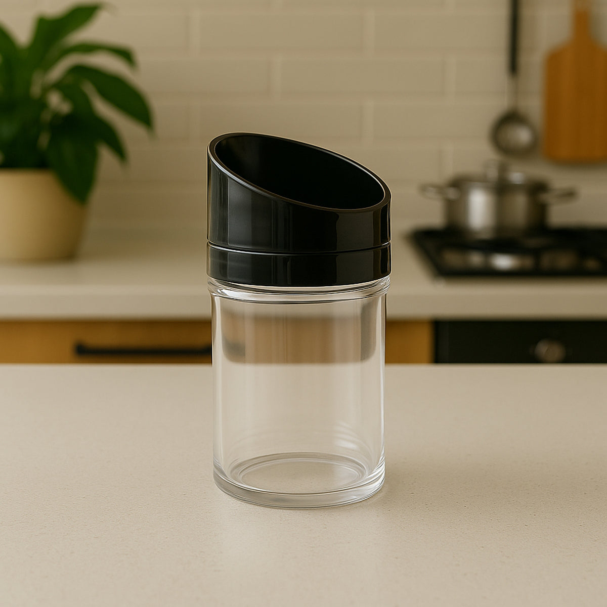 Apex Slant-lid Kitchen Storage Jar Set (2 Pc)