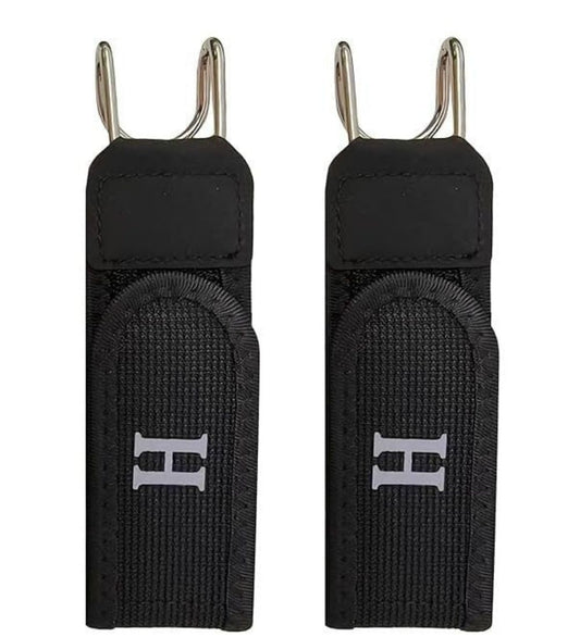 Generic Buckle Less Belt Pair (Black)