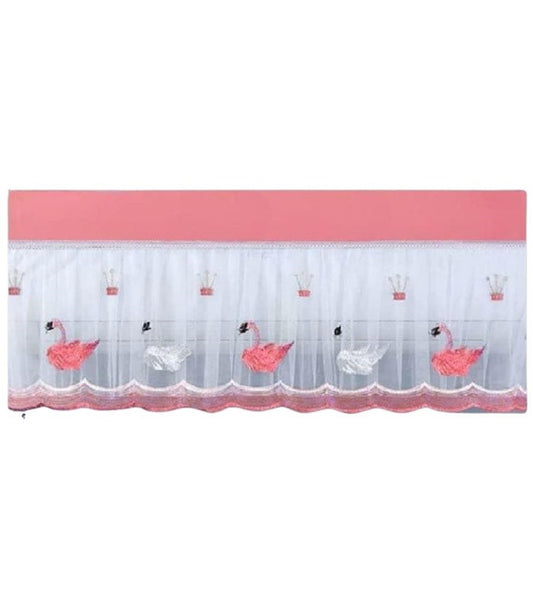 Generic AC Cover 1 And 1.5 Ton (Pink-White)
