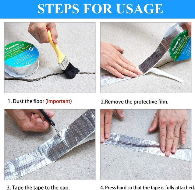 Generic Aluminium Waterproof Foil Tape (2 Inch) (Silver)