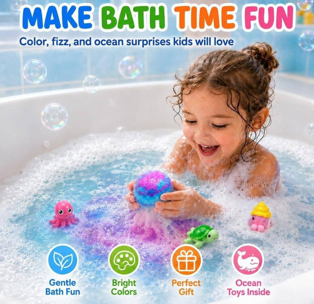 Generic Plastic Bath Bombs (Multicolor)