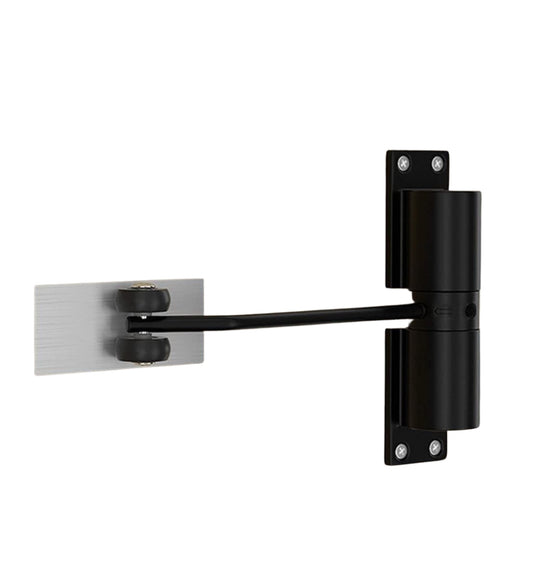 Generic Aluminium Alloy Automatic Door Closer (Black)