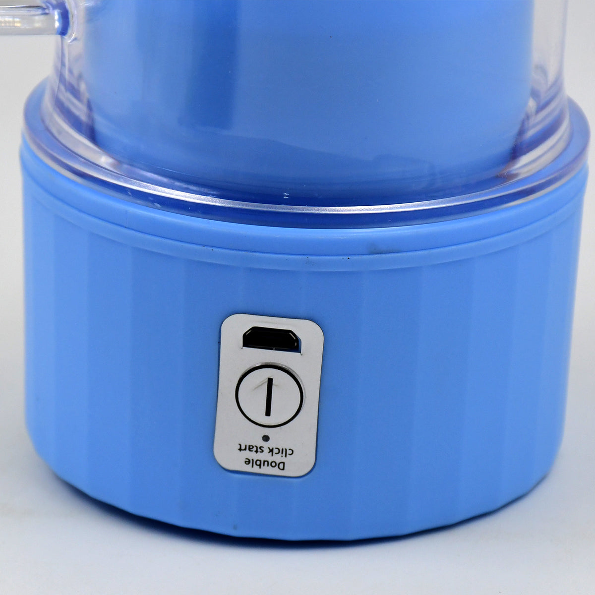 Portable Electric Juicer With Handle Straw Usb Rechargeable 6 Stainless Steel Blades (500 Ml)