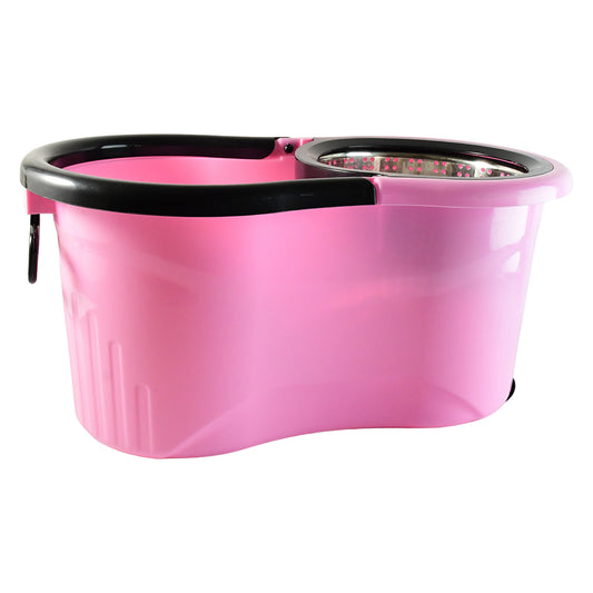 4942 Quick Spin Mop With Steel Spin Bucket Floor Cleaning Easy Wheels Big Bucket Floor Cleaning Mop With Bucket