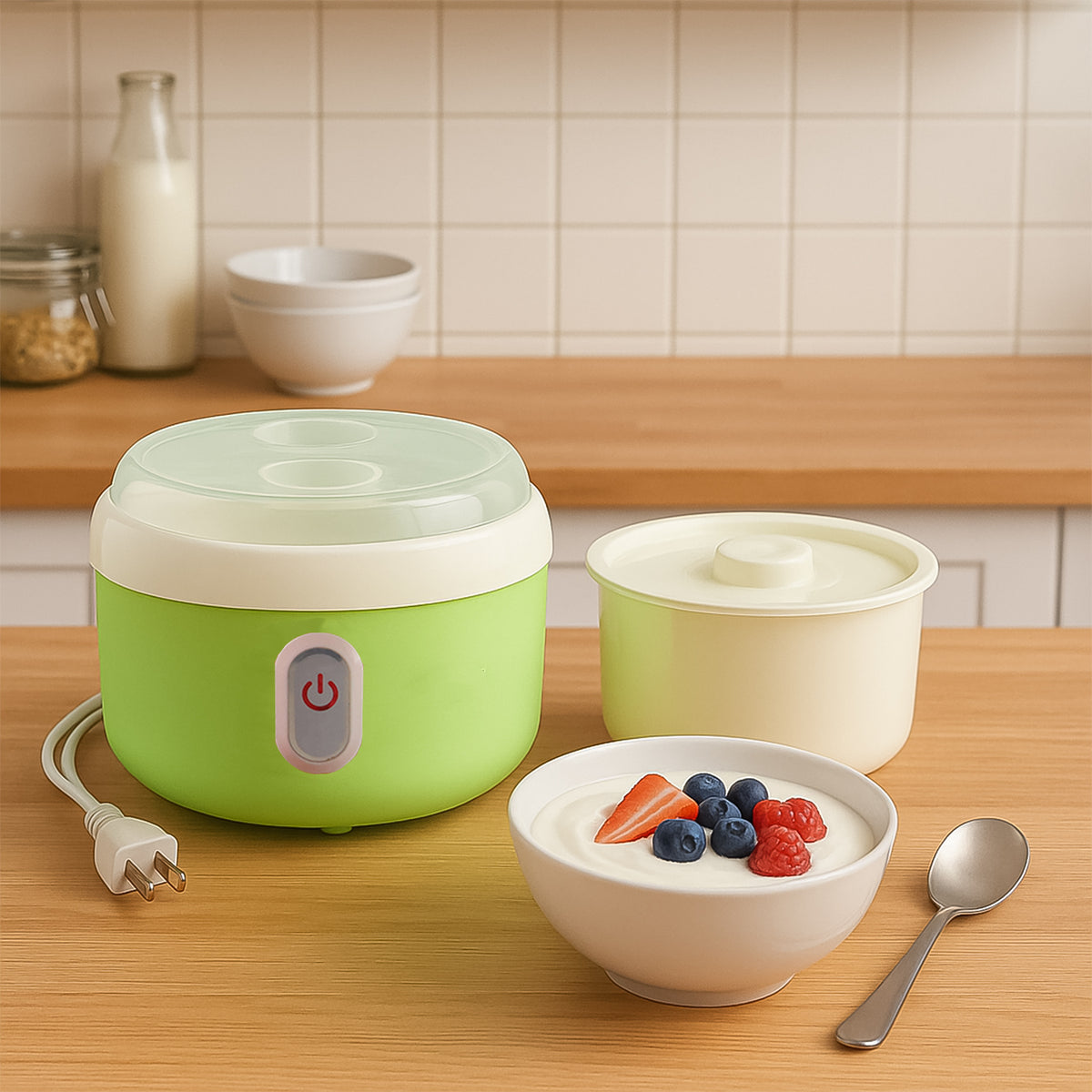 2533a Electric Yogurt Maker Used In All Kinds Of Household And Kitchen Places For Making Yoghurt.