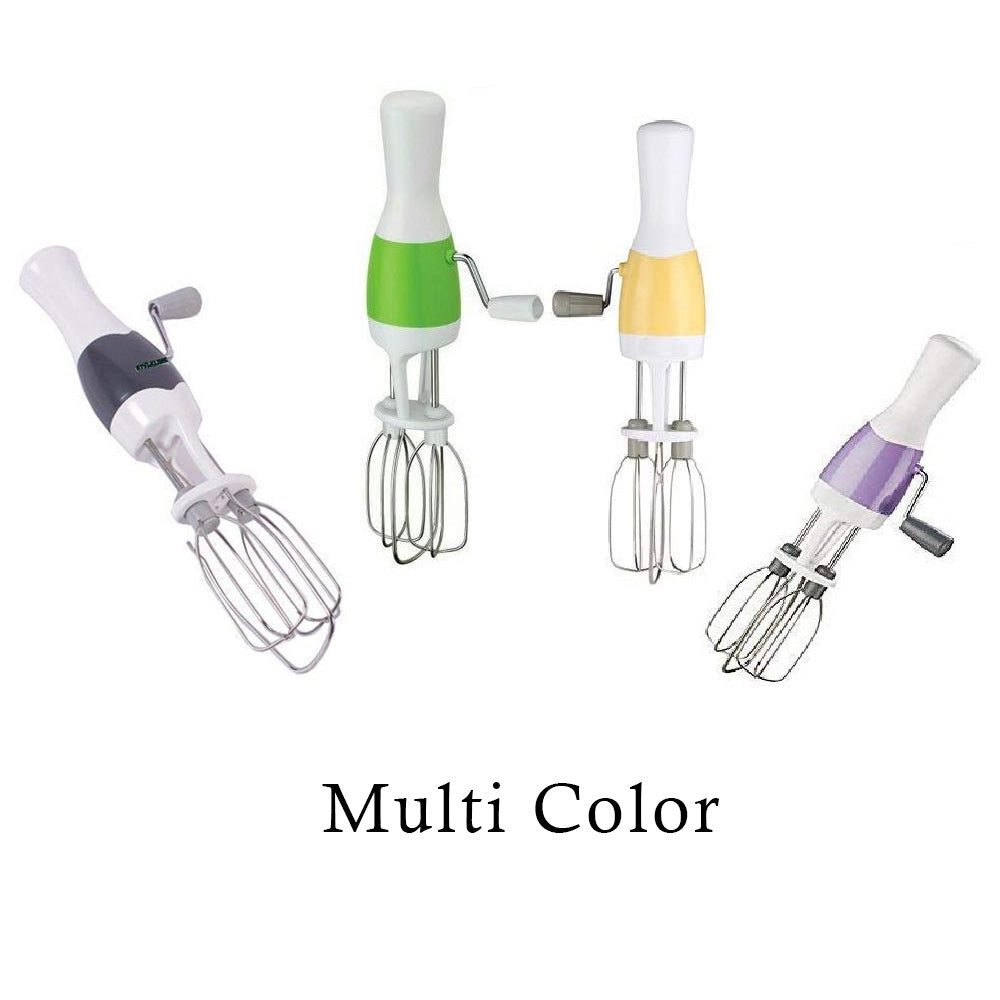 Plastic and Stainless Steel Handheld Hand Blender & Egg Beater
