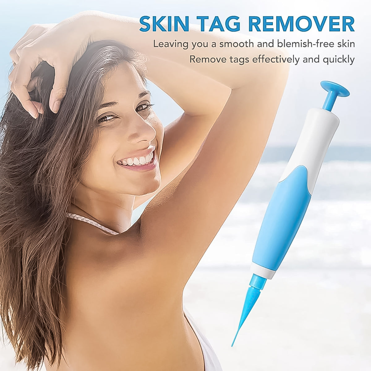 Skin Tag Remover Kit 2 In 1 For Micro To Large (2 Mm - 8 Mm 1 Set)