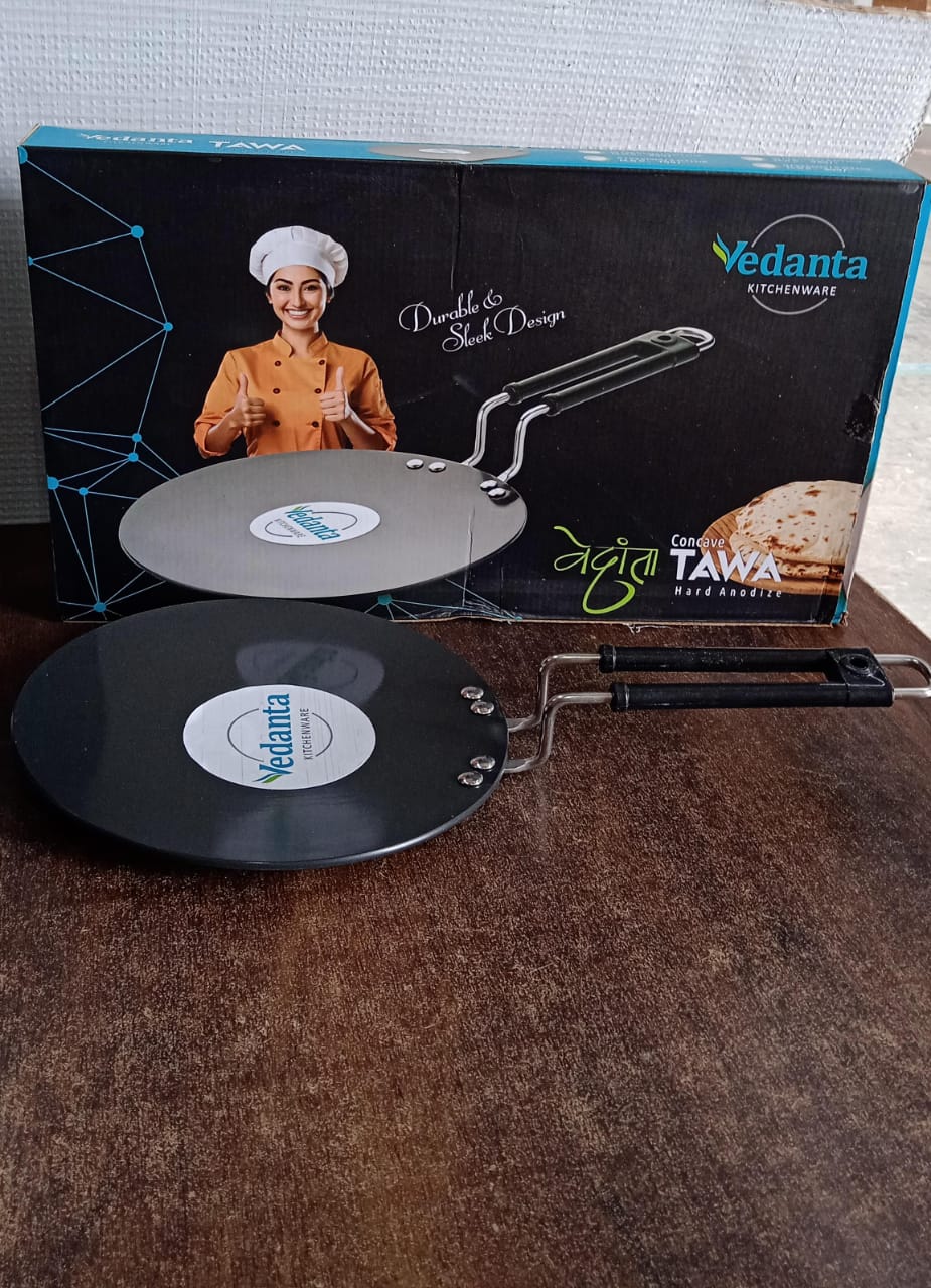 Compact Non-stick Flat Roti Tawa (9 Inch 1 Pc)