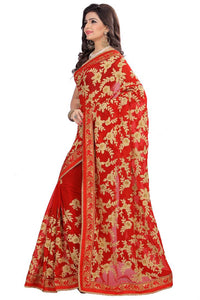 Red Wedding Wear Women's Saree
