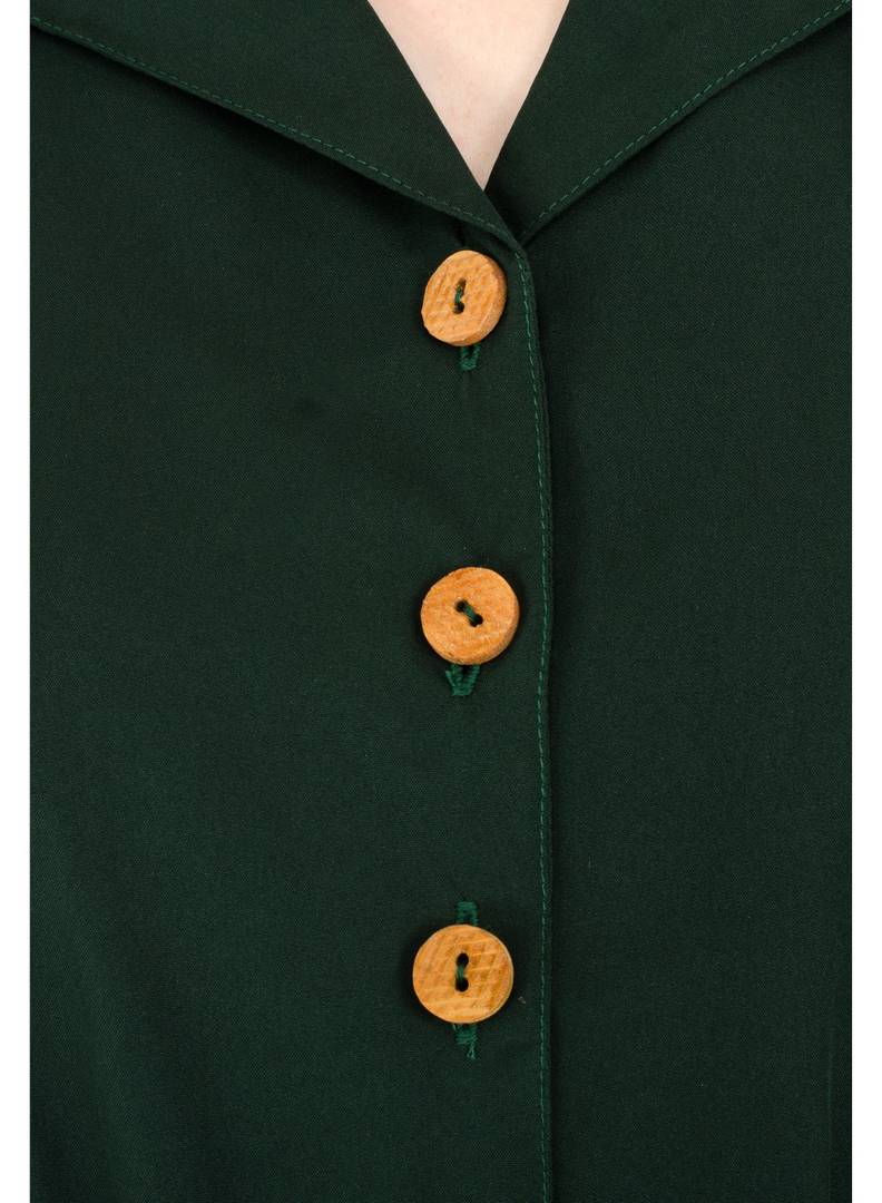 Women's Crepe Green Casual Jumpsuit