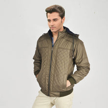Load image into Gallery viewer, Men&#39;s Multicoloured Polyester Long Sleeves Double Sided Twill Jacket