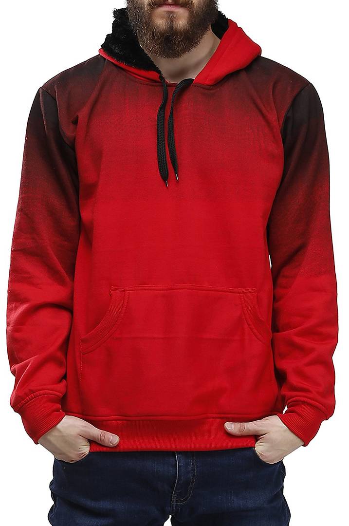 Men's Cotton Blend Hooded Sweatshirt
