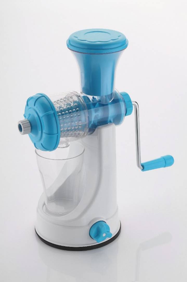 Plastic Fruit and Vegetable Juicer, Blue
