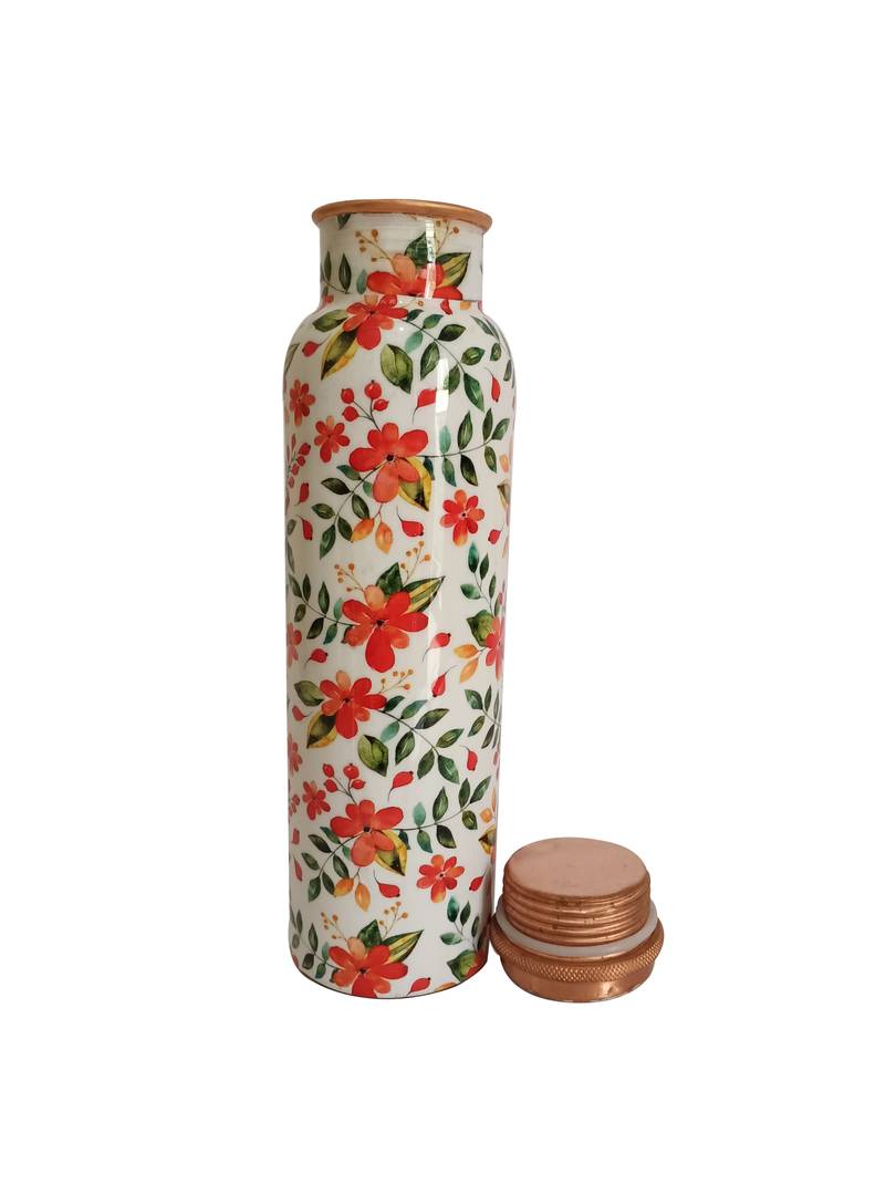 Health Mechanic Orange Flower Copper Bottle 750Ml