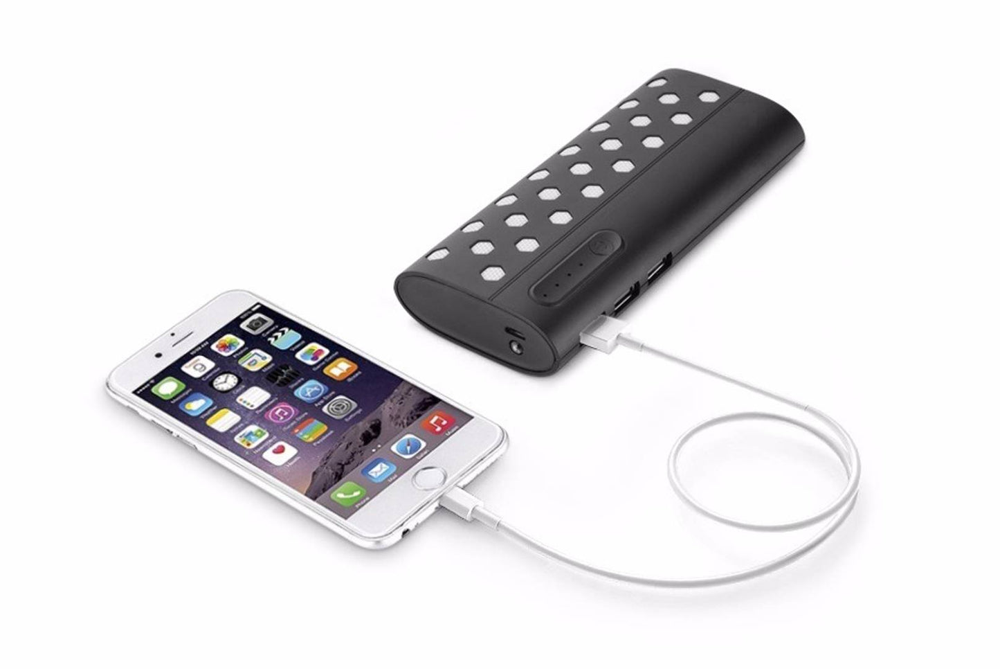 Star13k 13000mAH Lithium Ion Power Bank with Led Torch and 3 USB Port (Black)