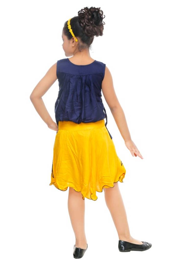 Girls Party(Festive) Top Skirt (Multicolor)