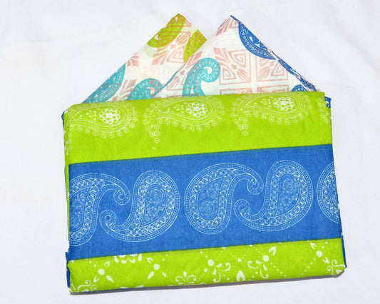 Royal Multicoloured Polycotton 1 Double Bedsheet & 2 Pillow Cover