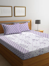 Load image into Gallery viewer, Royal Multicoloured Polycotton  1 Double BedSheet &amp; 2 Pillow Cover