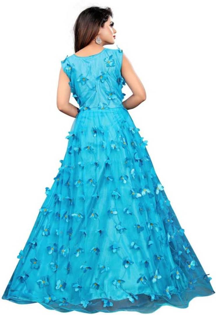Attractive Butterfly Design Gown