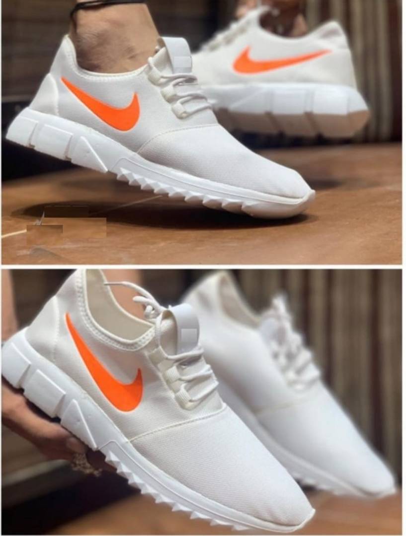 Ultra Lite White Trendy Breathable Comfy Sports Sneaker For Men