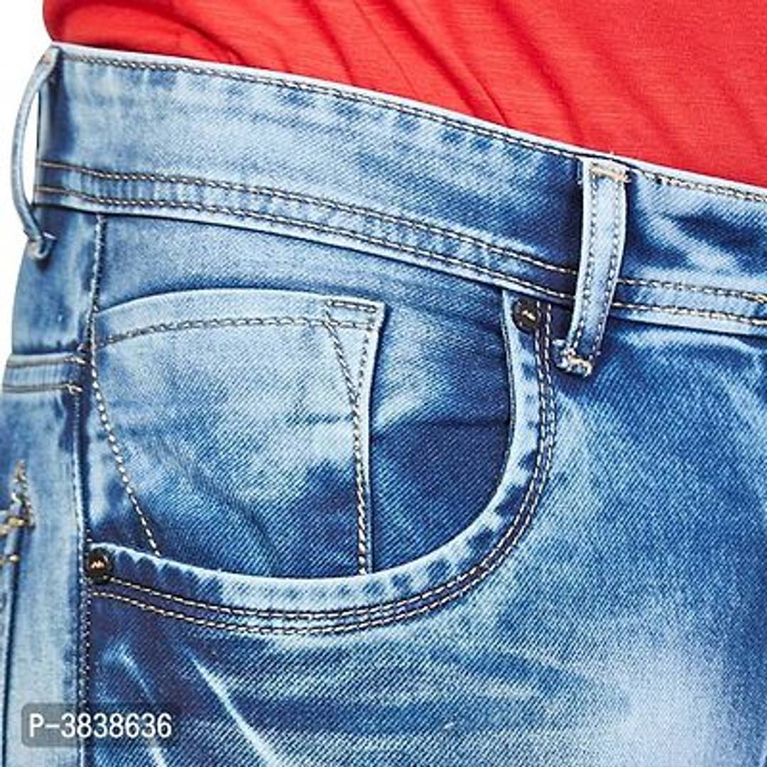 Men Blue Slim Fit Mid-Rise Clean Look Stretchable Jeans