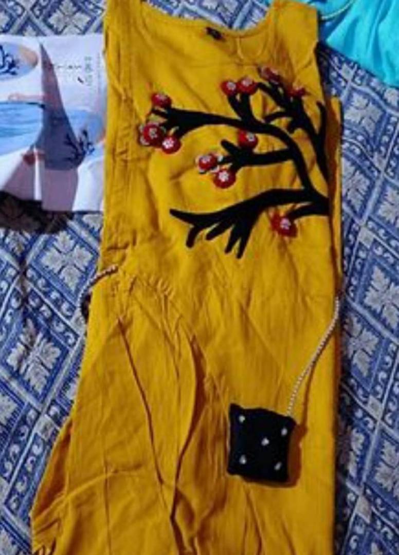 Exclusive Designer Rayon Slub Embroidered Kurtas