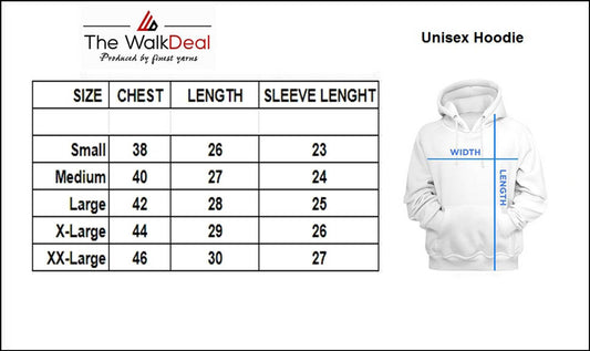 Men's White Cotton Printed Long Sleeves Regular Hoodies