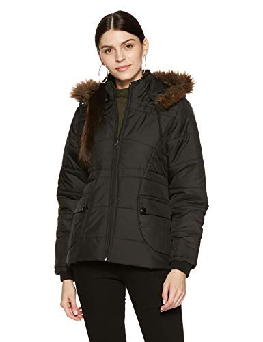 Qube By Fort Collins Women's Cape Jacket (39197_Black_XL)