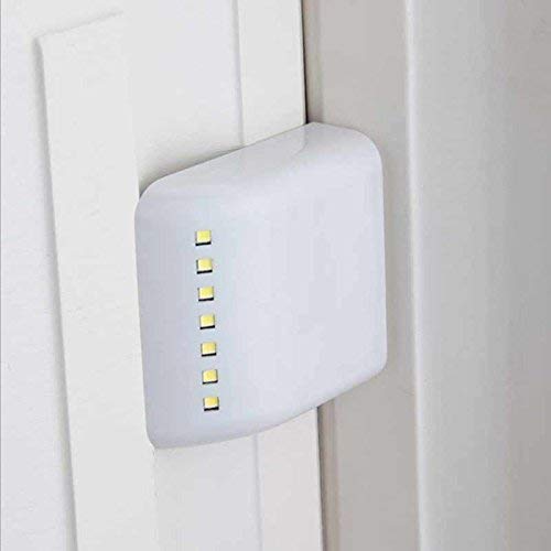 MADHULI Universal Furniture, Wardrobe LED Automatic Sensor Light System with Battery (White)