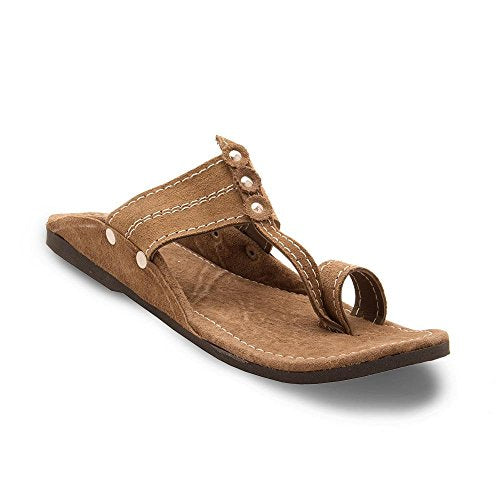 Ethnic Arts Men Kolhapuri Design Leather Ethnic Mojari Slipper 205 - 8