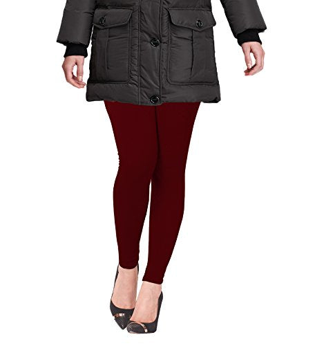 Lux Lyra Women's Maroon Winter Leggings