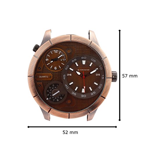 Giordano Analog Brown Dial Men's Watch-C1054-04