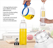 Load image into Gallery viewer, Oil Dispenser/pour for Cooking, Easy Flow Oil and Vinegar Bottle, Liquid Dispenser
