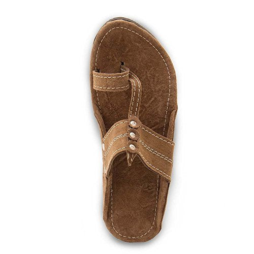 Ethnic Arts Men Kolhapuri Design Leather Ethnic Mojari Slipper 205 - 8