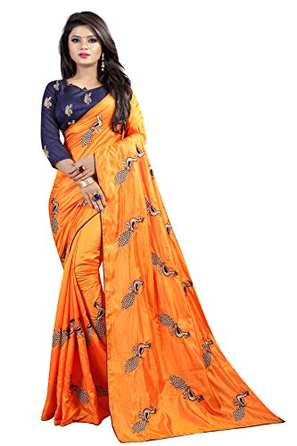 Silk Embroidered Saree