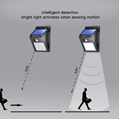 Leeonzi Natural Solar Outdoor LED Lights (Black)