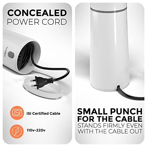 XECH Electric Kettle For Travel Hot Water Mini Kettle In-Built Cable Portable Bottle Design 300W Heating Element to Boil Water to Prepare Tea Coffee without Milk Small Kettles (Hydroboil, 350ml)